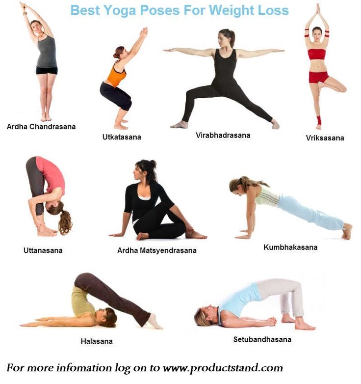 Power Yoga Poses For Weight Loss | Work Out Picture Media