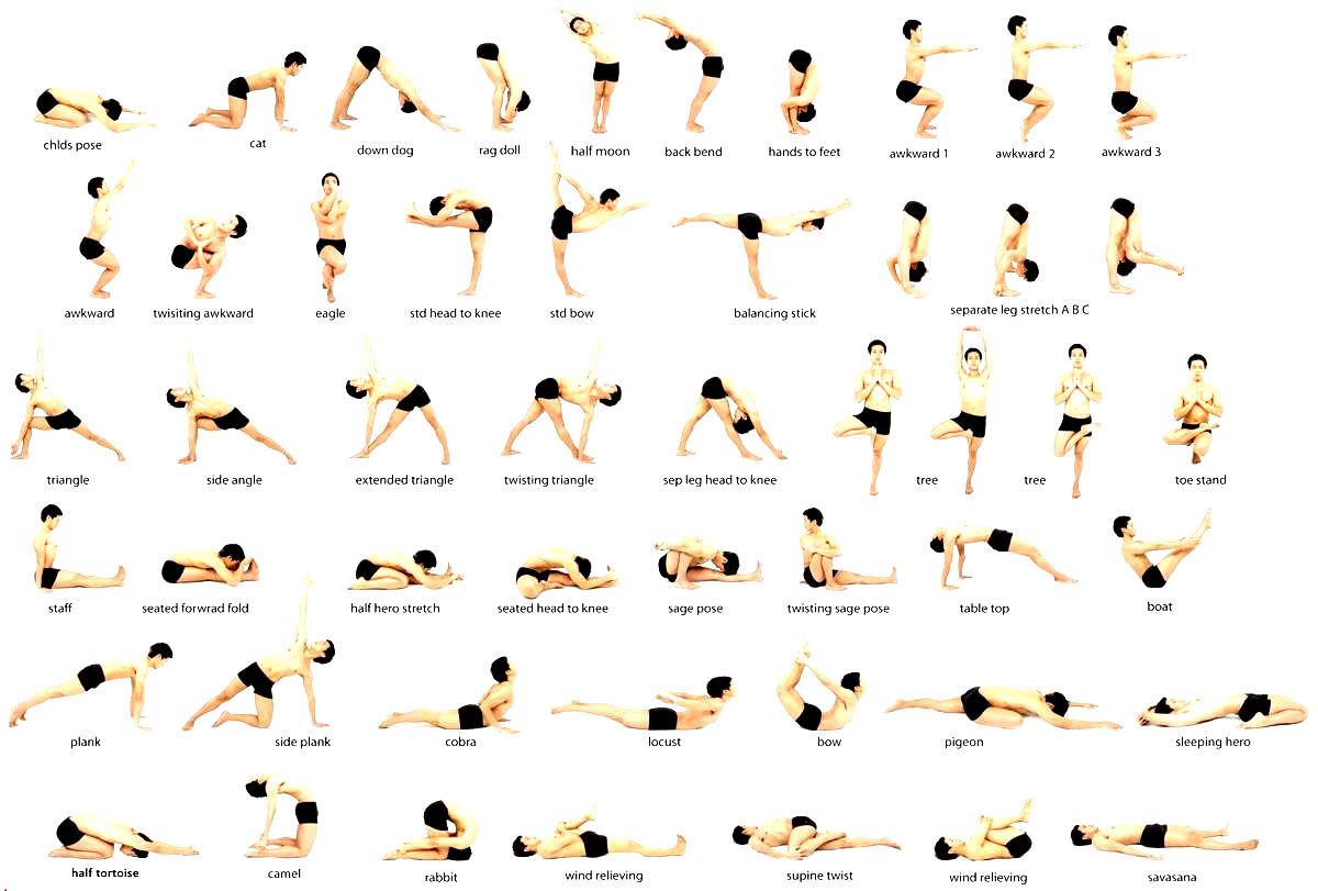 Power Yoga Poses - Work Out Picture Media - Work Out Picture Media