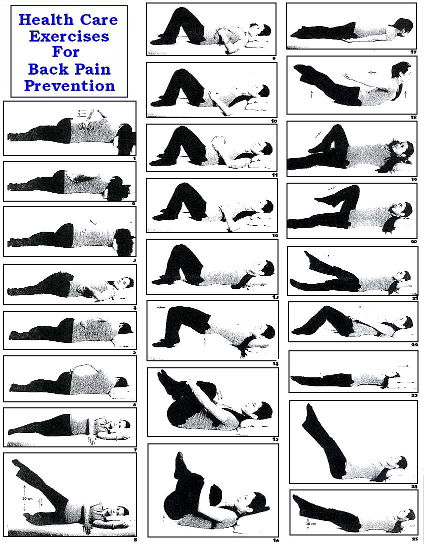 Yoga Poses For Back Pain Relief Exercise - Work Out ...