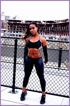 Fit black women · Fitness Model and personal trainer