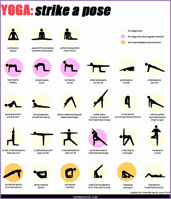 Simple yoga poses with pictures