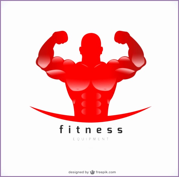 Fitness logo Free Vector