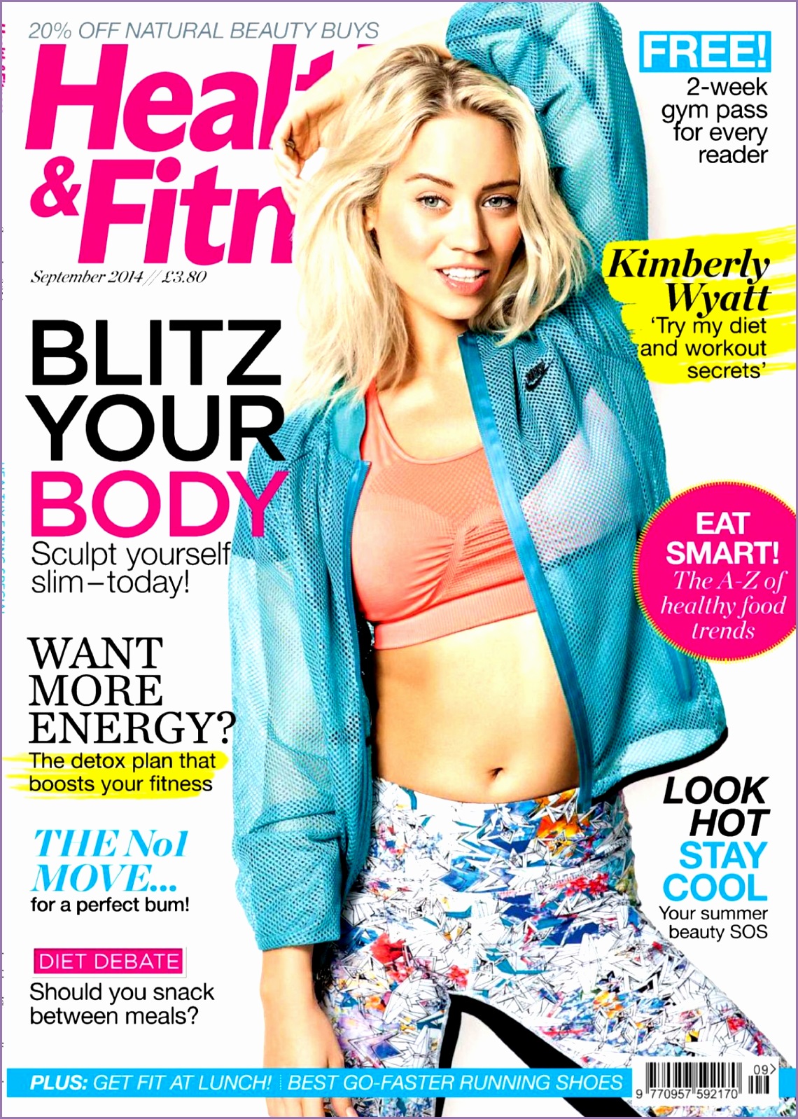 KIMBERLY WYATT in Health & Fitness Magazine September 2014 Issue