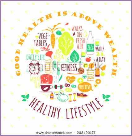 healthy lifestyle background