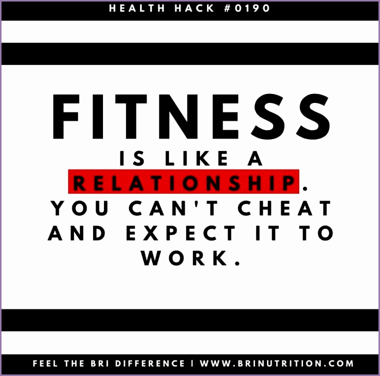 Fitness Quote 4 Fitness is like a relationship