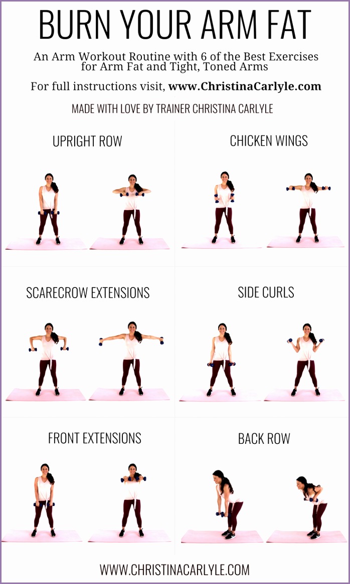 exercise workout routine arm fat