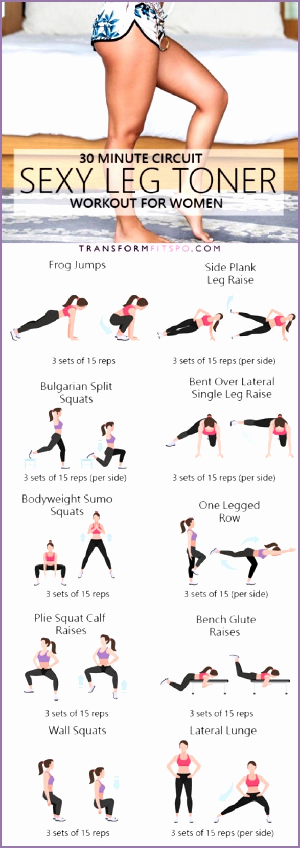 best leg workouts for women at home