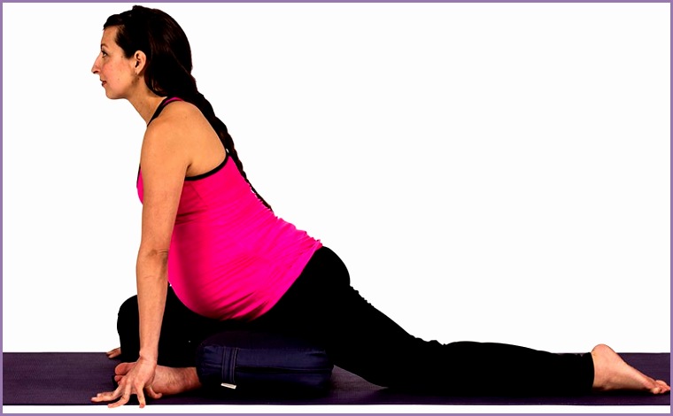 yoga for pregnancy pigeon pose