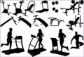 4 Fitness Center Clip Art