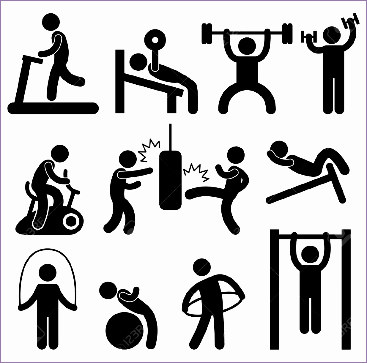 training gym clipart