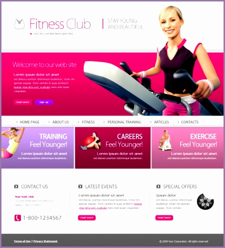6188 Templates Website Templates Sports & Fitness