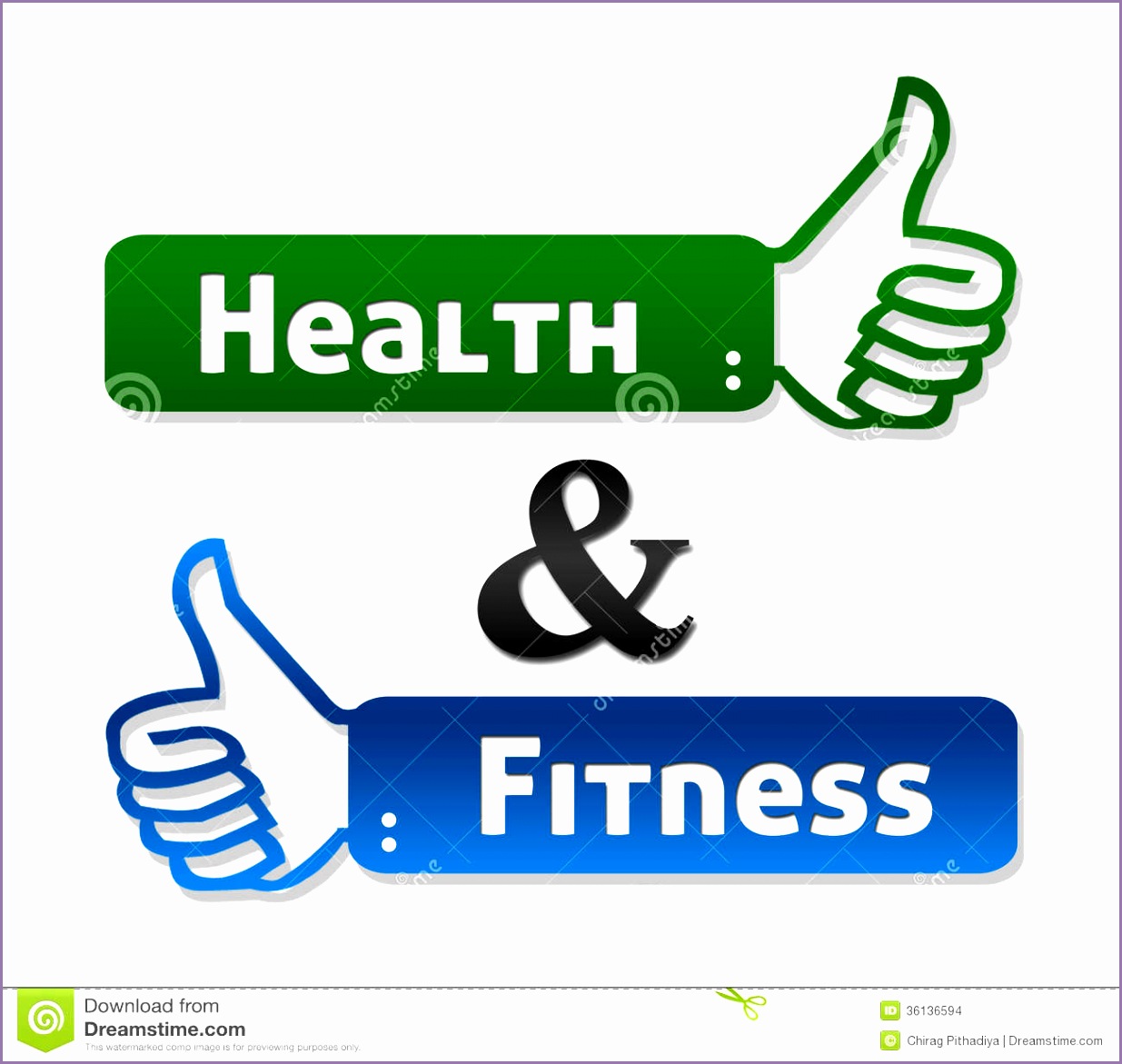 health fitness thumb up labels symbol