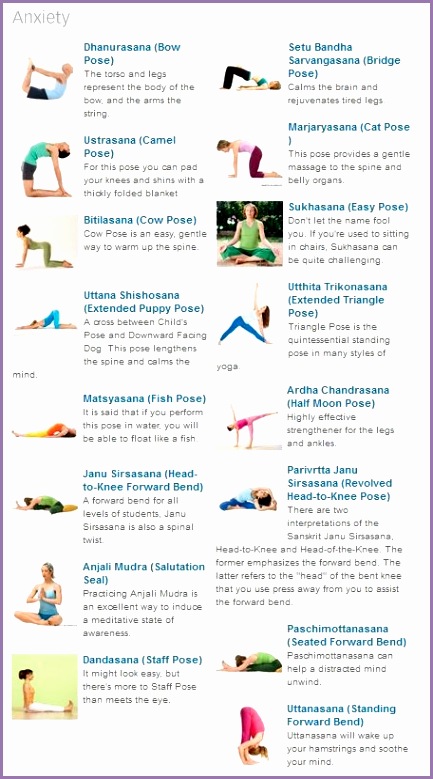 Yoga Journal Poses for Anxiety