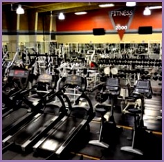 of Fitness 2000 Burnaby BC Canada Free Weights Room Big