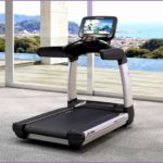 4  Life Fitness Treadmill with Tv