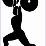 8 Weightlifting Clipart