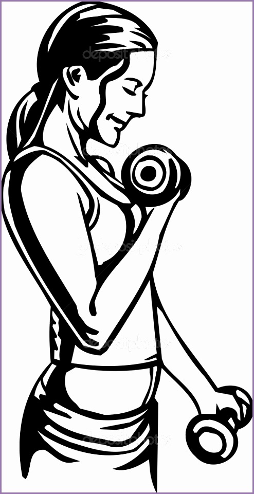 Graphics for woman fitness clip art graphics