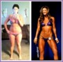 4 Womens Fitness Competition before after