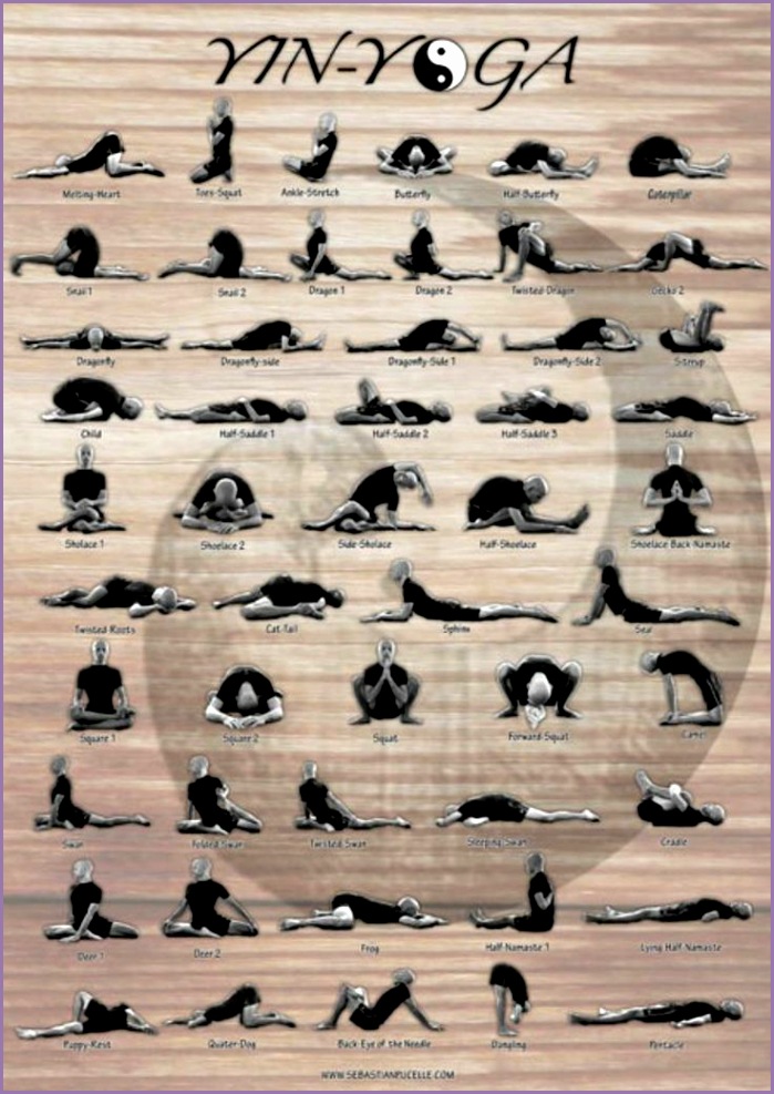 Yin Yoga Poses deep stretches Great postures and sequence to do when doing a