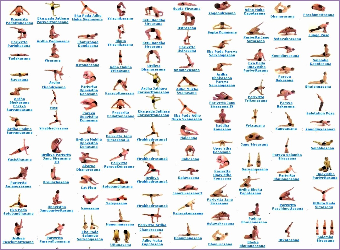 84 classic yoga asanas pdf Google Search