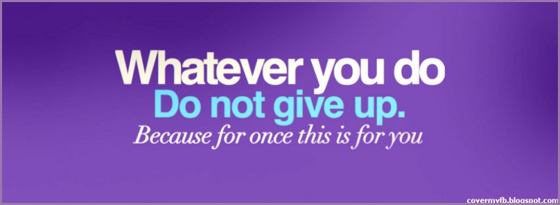 dont give up quote cover