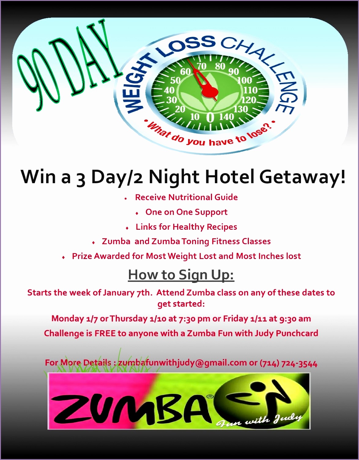 90 day weight loss challenge 2013