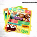 6 Kids Fitness Flyer Template