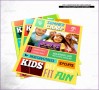 6 Kids Fitness Flyer Template
