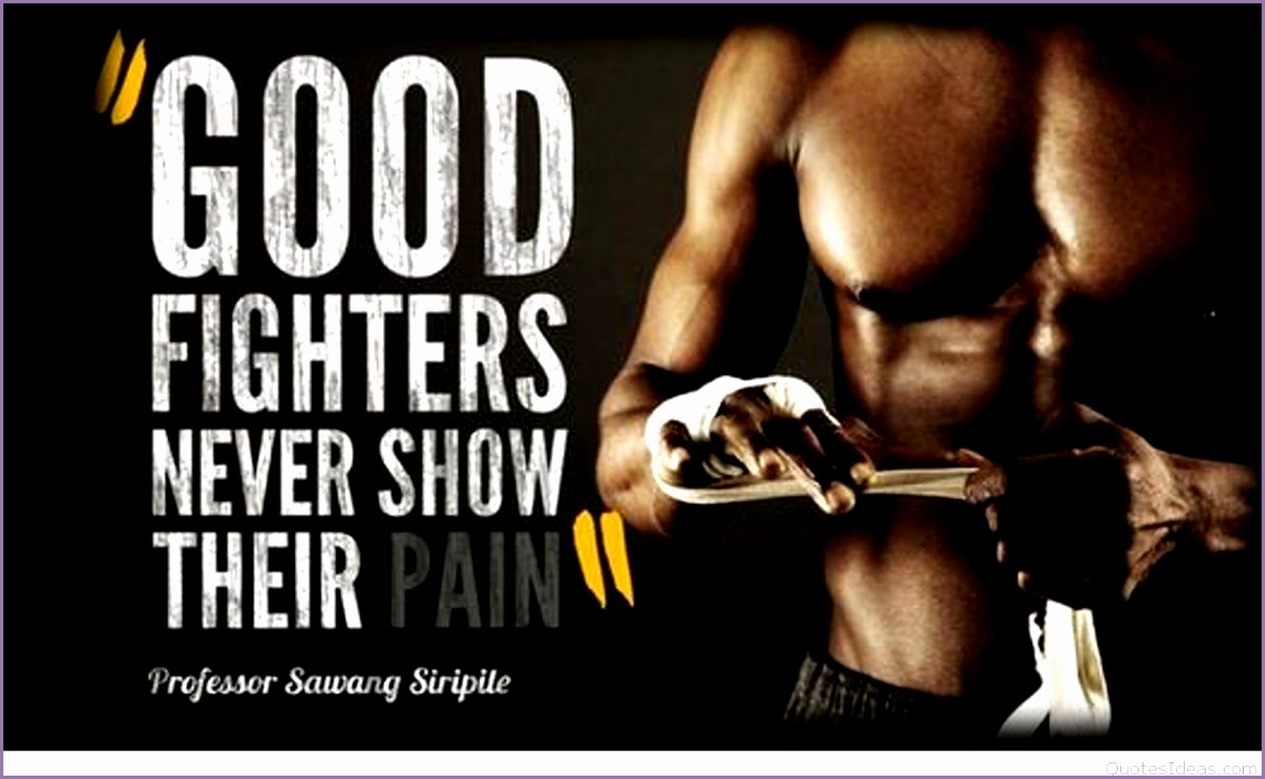 Good fighters men motivational fitness quote