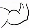 7 Muscle Arm Silhouette