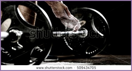 weightlifting vector image