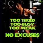 5 Women Fitness Motivational Posters