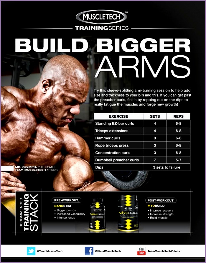 intense arm workout for size