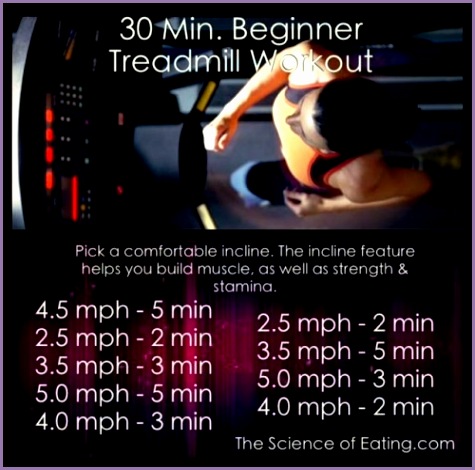beginner treadmill workout
